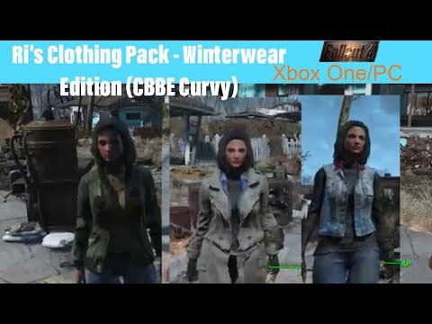 Fallout 4 Xbox One/PC Mods|Ri's Clothing Pack - Winterwear Edition (CBBE Curvy)