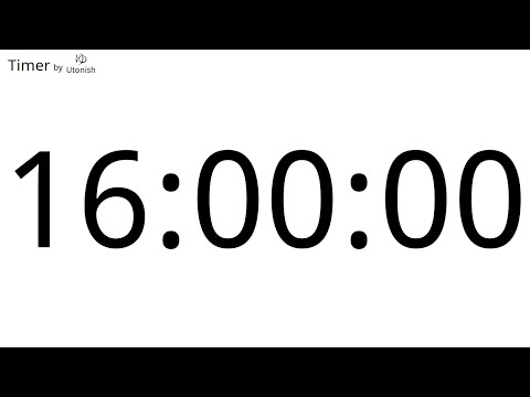 16 Hour Countdown Timer