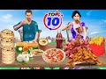 Top 10 Best Hindi Stories Collection Street Food Challenge Hindi Kahani Bedtime Moral Stories
