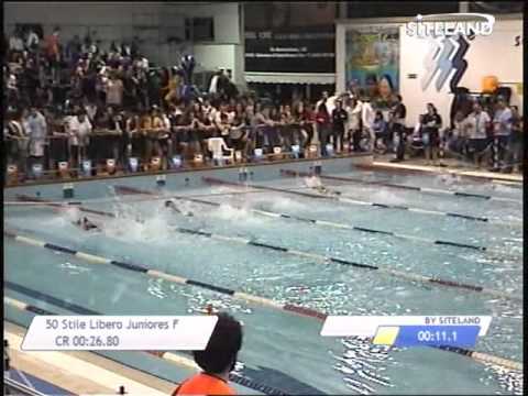 Eliminatorie 1 dei 50 Stile Libero Juniores Femmine - 15 Memorial Chiara Giavi