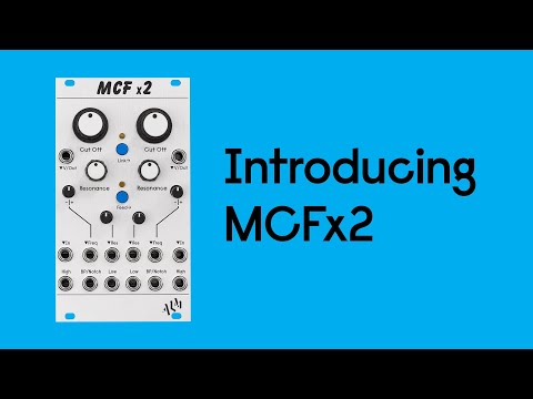 ALM/Busy Circuits ALM030 MCFx2 Dual State Variable Filter Eurorack Synth Module 2022 - Present - Silver image 2