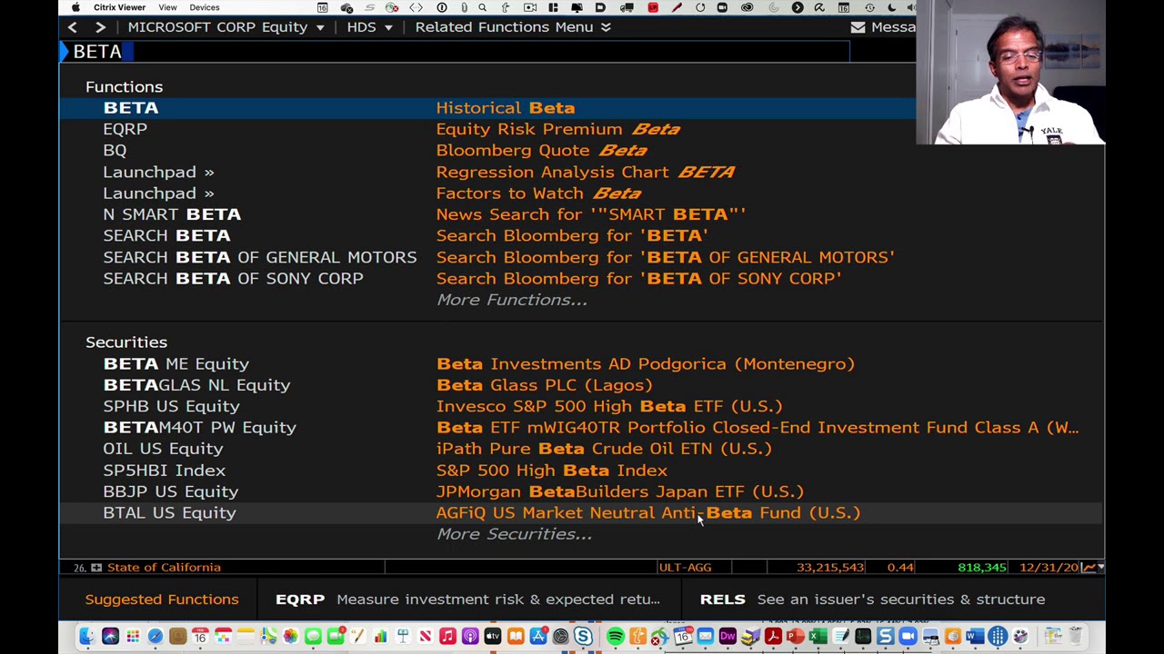 In Practice Webcast: Introduction to using a Bloomberg Terminal for data collection