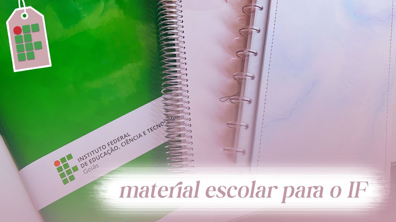 material escolar para o if 📚 o que comprar, uniforme, fichário e mais #GuiaDoFuturoIFano