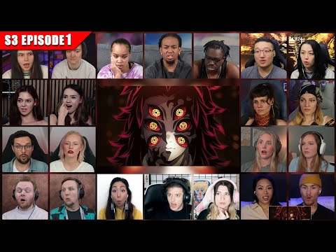 [Full Episode] Demon Slayer: Kimetsu no Yaiba Season 3 Episode 1 Reaction Mashup | 鬼滅の刃