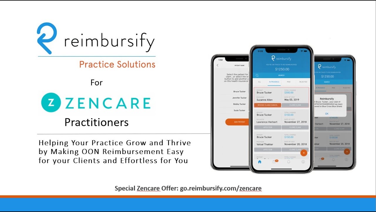 Reimbursify Zencare Webinar