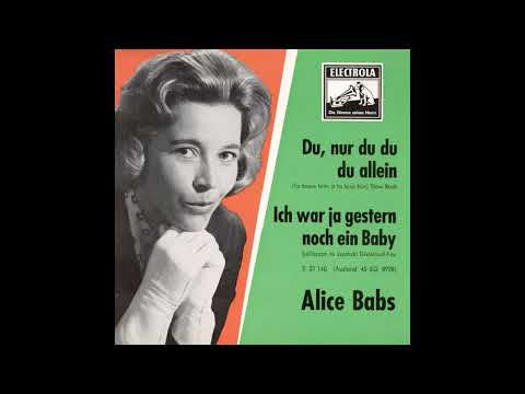 Alice Babs - Du, nur du du du allein