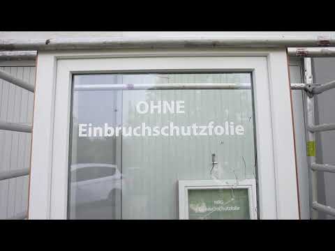 Einbruchschutzfolie im Test schützt vor Einbruch