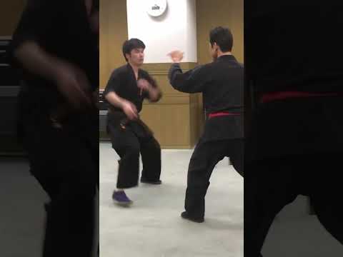 前掃腿（カーフキック）