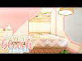 GEOMETRIC BLUSH BEDROOM SLANTED ROOF HACK Welcome To Bloxburg
