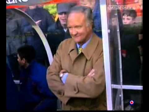 Ron Atkinson sits in the wrong dugout