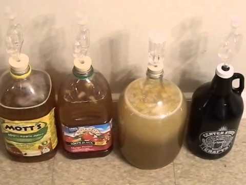 Tonights homebrew - Mead, Cyser, and some hard cider
