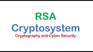 RSA Cryptosystem in Cryptography and Network Security (Bangla) | RSA Algorithm with Example