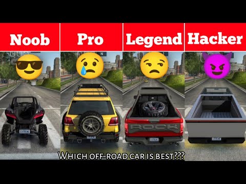 Which off-road car is best? | Extreme car driving simulator | car comparison