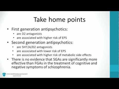 Summary- Typical vs Atypical antipsychotics
