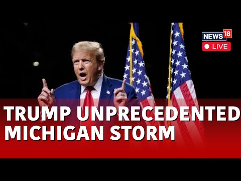 Donald Trump LIVE | Trump's Rally Attracts Thousands To Michigan | Trump Speech | News18 | N18L