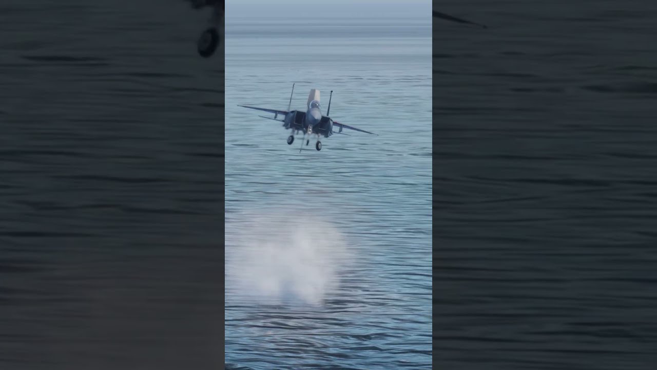 F-15E의 항공모함 착함과 비상 탈출