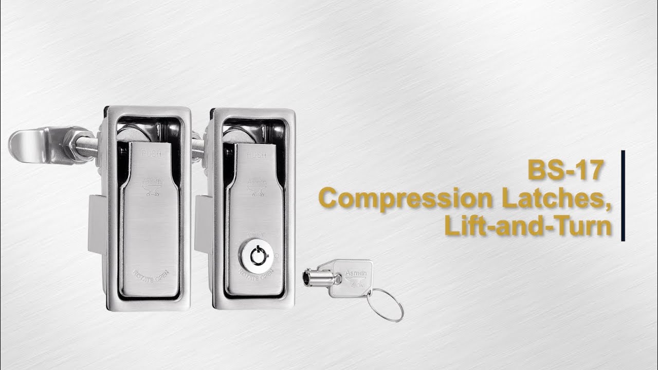 BS-17 Compression Latches, Lift-and-Turn