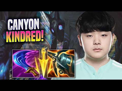 CANYON CRAZY GAME WITH KINDRED! - DK Canyon Plays Kindred JUNGLE vs Trundle! | Season 2022