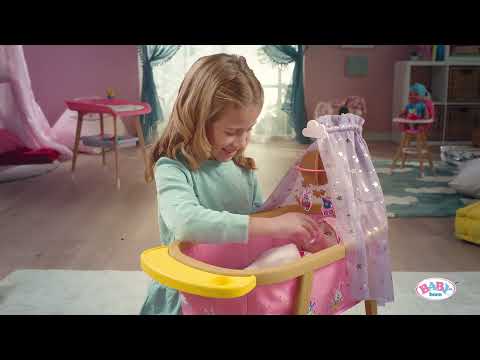 Baby Born interaktyvi lėlė - mergaitė Magic Girl, 43cm (827956) video