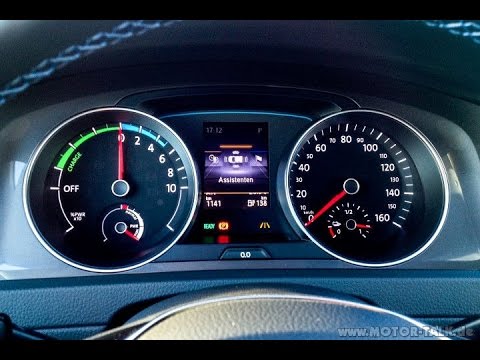 VW E-Golf 2015 Start Up,0-100, 0-140 Acceleration and 80-0 Braking Test