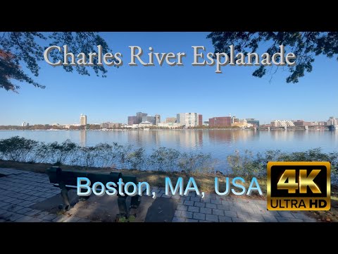 Charles River Esplanade @ Boston, MA | 4K Ultra HD 60fps & Ultra-wide Lens