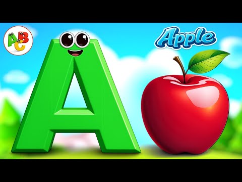 ABC Phonics Song for Kids | A is for Apple 🍎 | B is for Ball ⚽ | Fun Alphabet Learning!
