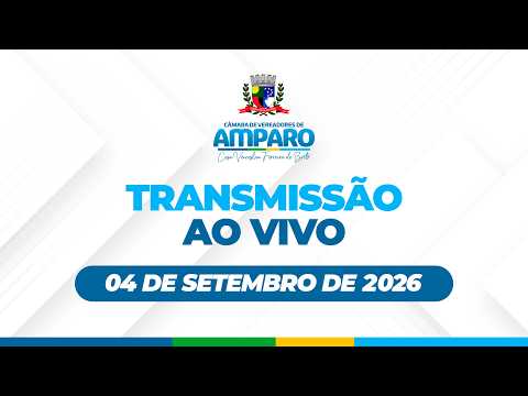 🔴 AO VIVO | Sessão da Câmara de Vereadores de Amparo-PB - 04/09/2026