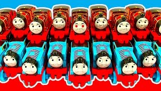 100 Thomas & Friends MINIS Thomas The Tank, Metallic James Toy Train Army