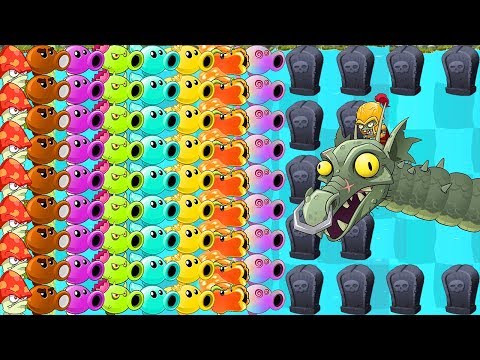 Plants vs Zombies 2 Mod: EVERY PLANT MAX LEVEL POWER-UP! vs DARK AGES FINAL BOSS