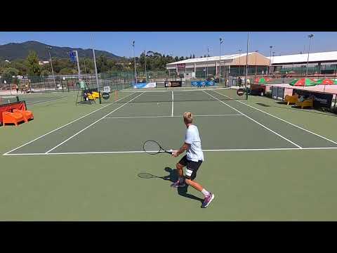 M15 Sintra Portugal 1st round qually Issei Okamura vs Tennyson Whiting Part 1