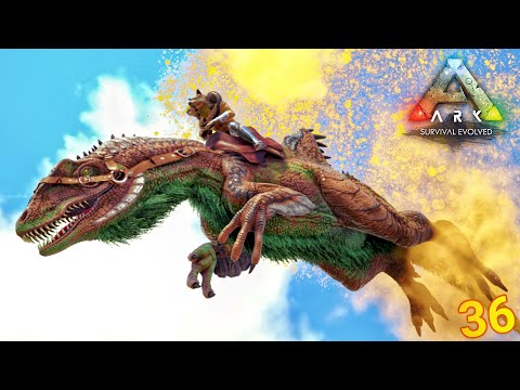 I Tame Sand Shark Dino Concavenator Taming 🔥🔥🔥 : ARK Caballus : ARK Survival Evolved : Part 36