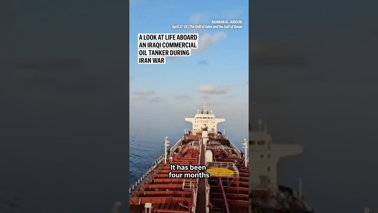 Video | A look at life aboard an Iraqi commercial oil tanker during Iran war