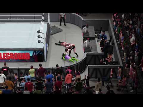 WWE 2K18 She-Hulk vs. Taeler Hendrix and Rosemary - 2 Out Of 3 Falls Count Anywhere
