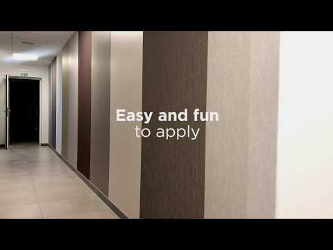 Application of ADFORS Novelio® Fusion (fmr. Nature) wallcoverings