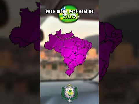 Quão longe você está de Goiás? #goiás #local #distance #fyp