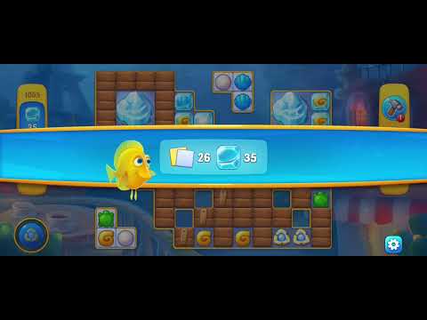 Fishdom gameplay level 1055 complete