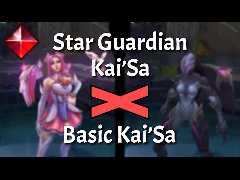 How is Star Guardian Kai'Sa DIFFERENT? | Skin Comparison
