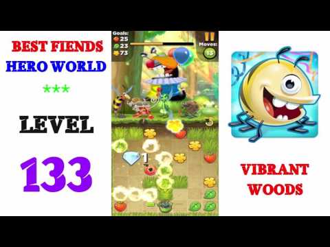 Best Fiends Hero Level 133 - Walkthrough
