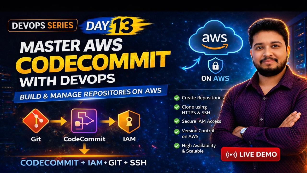 AWS CodeCommit Explained 🔥 Full Setup + SSH | DevOps Day 13