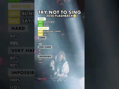 Flashback 2020! Impossible song challenge