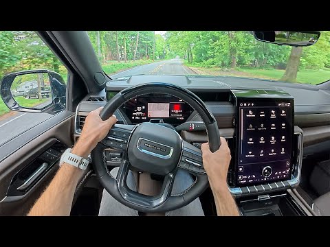 2025 GMC Yukon Denali Ultimate - Night Vision In the V8 3 Row SUV  (POV Driving Impressions)