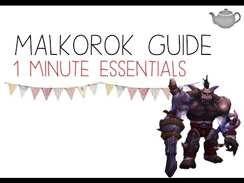 Malkorok Guide - 1 Minute Essentials - Flex, LFR, Normal - Tank, Healer, DPS - Siege of Orgrimmar