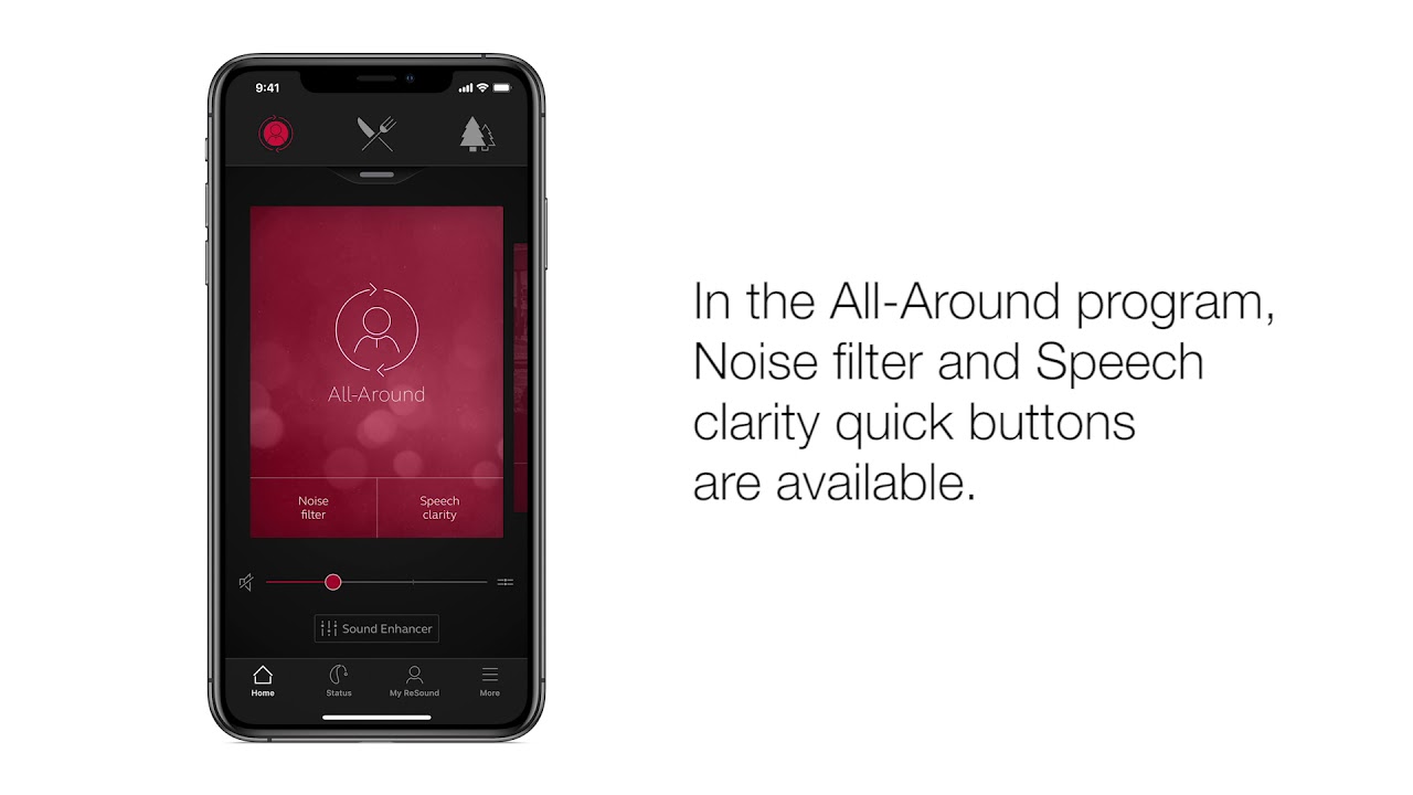 ReSound Smart 3D and ReSound Smart apps: How to use quick buttons