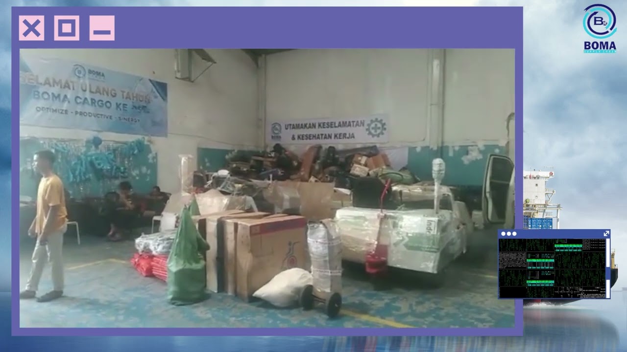 Pengiriman Tangga Pesawat Oleh Boma Supply Chain