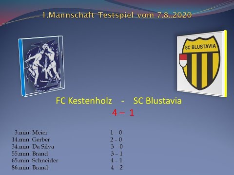 1.Mannschaft Testspiel FC Kestenholz - SC Blustavia