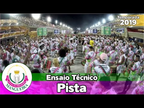 Mangueira 2019 - Bateria no ensaio técnico (Pista) - Apoteose ao vivo