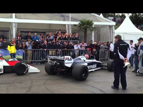 Nelson Piquet in the Brabham BT52, Legends Parade, 2015 Austrian GP