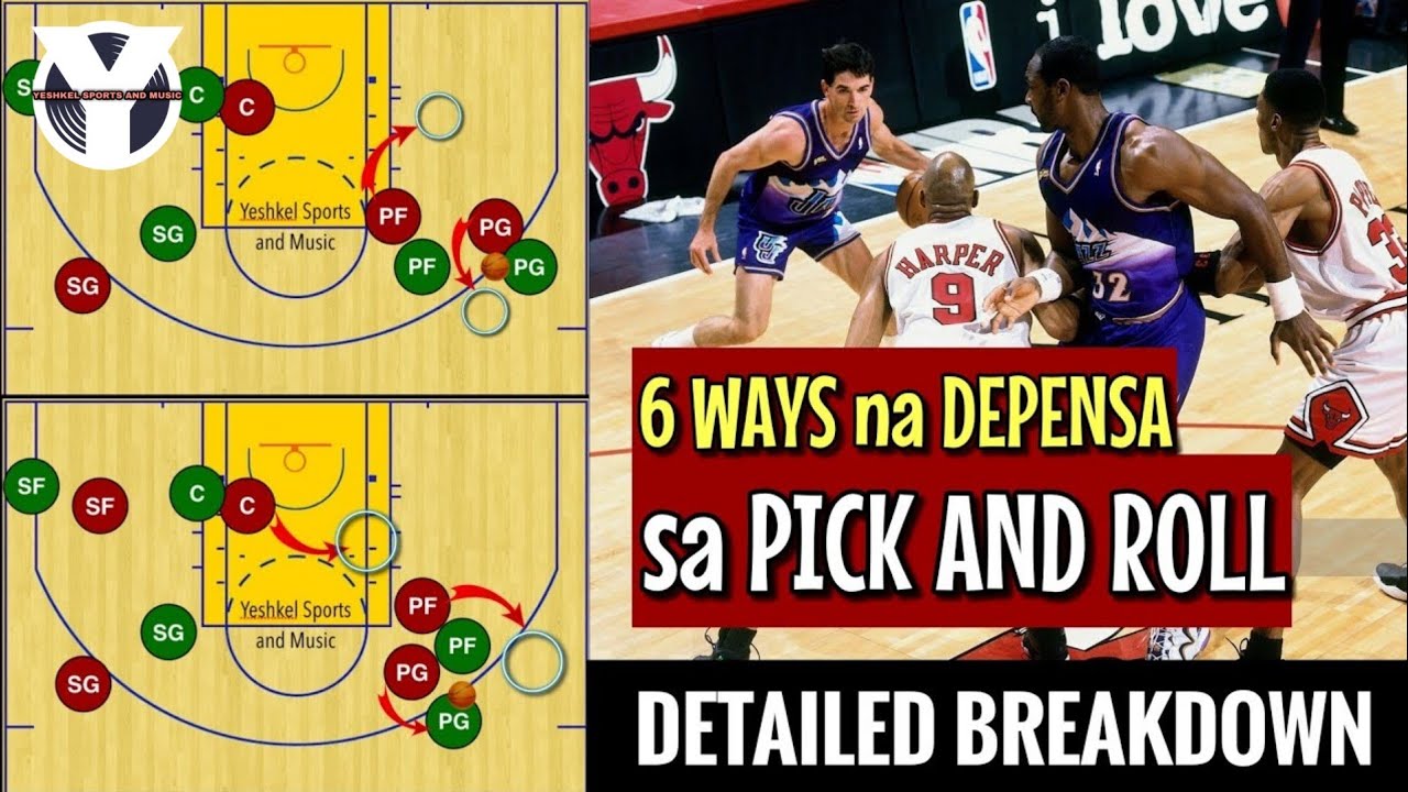 Paano DEPENSAHAN ang Pick and Roll! Ano ang weakness ng every pick and roll defense TUTORIAL!
