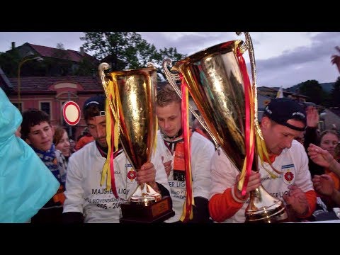 Corgoň liga: MFK Ružomberok - AS Trenčín 3:0 (30.5.2006). Oslavy titulu pred a po zápase