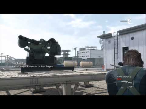 MGS V: Ground Zeroes - Renegade Threat SPEEDRUN! - 1:27 [HARD - NO REFLEX] Killing Both Targets
